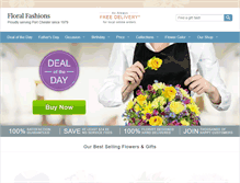 Tablet Screenshot of floralfashions.com